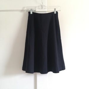 Uniqlo navy wool skirt XS